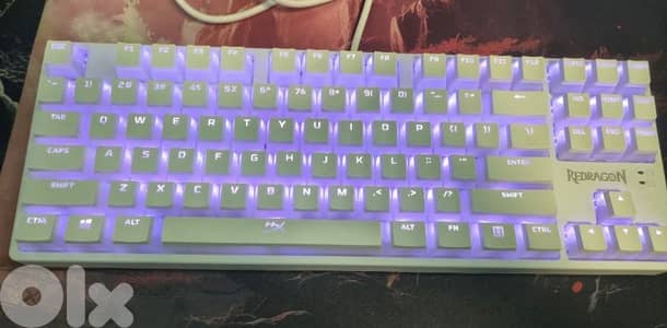 Reddragon Mechanical Keyboard with HyperX Pudding Keycaps
