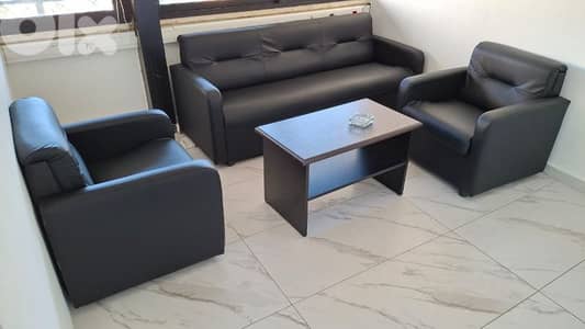 طقم كنبايات جلد  Sofa set