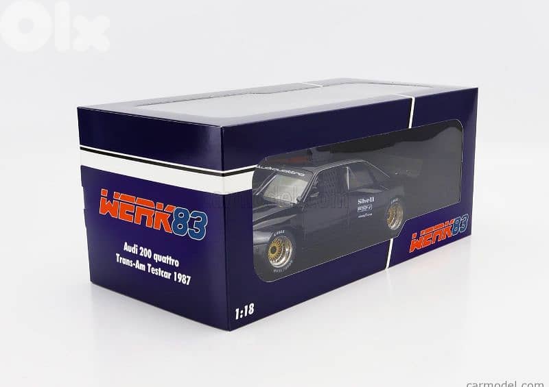 Audi 200 Quattro (Audi Sports Test car 1987) diecast car model 1;18 6