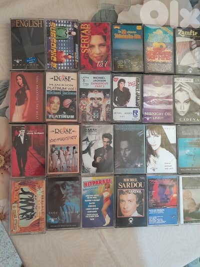 24 cassets b 10$.