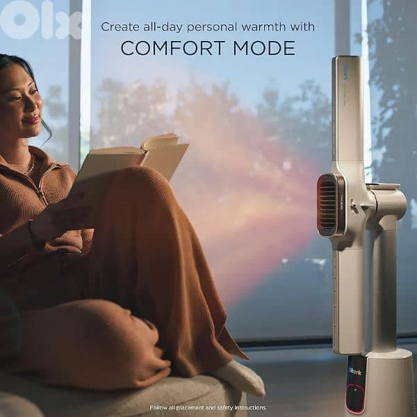 Shark TurboBlade Cool + Heat – 2-in-1 Bladeless Tower Fan & Space 6