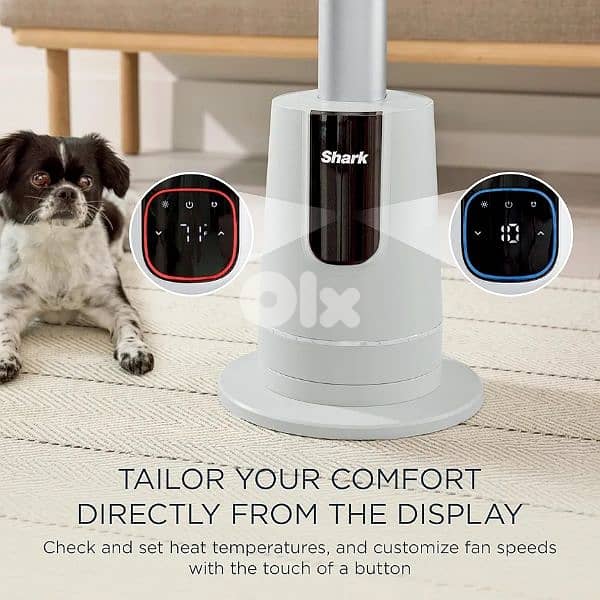 Shark TurboBlade Cool + Heat – 2-in-1 Bladeless Tower Fan & Space 11