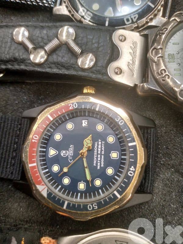 4 rare vintage diver watches in excellent condition for 150$ 2