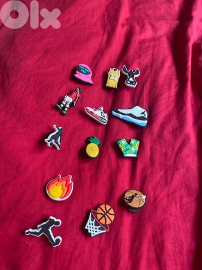 13 crocs pins each 0.50 all 6