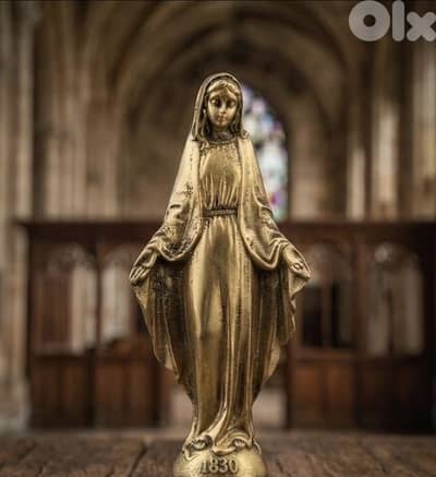 تمثال السيدة العذراء مريم – نحاس خالص (1830م، 1.3 كغ) Virgin Mary Co