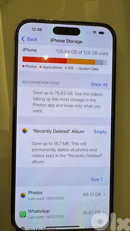 iphone 14 pro max 128gb like unused 7