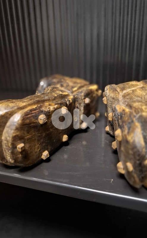 Rare Spanish Antique Hand-Carved Sabots. 1