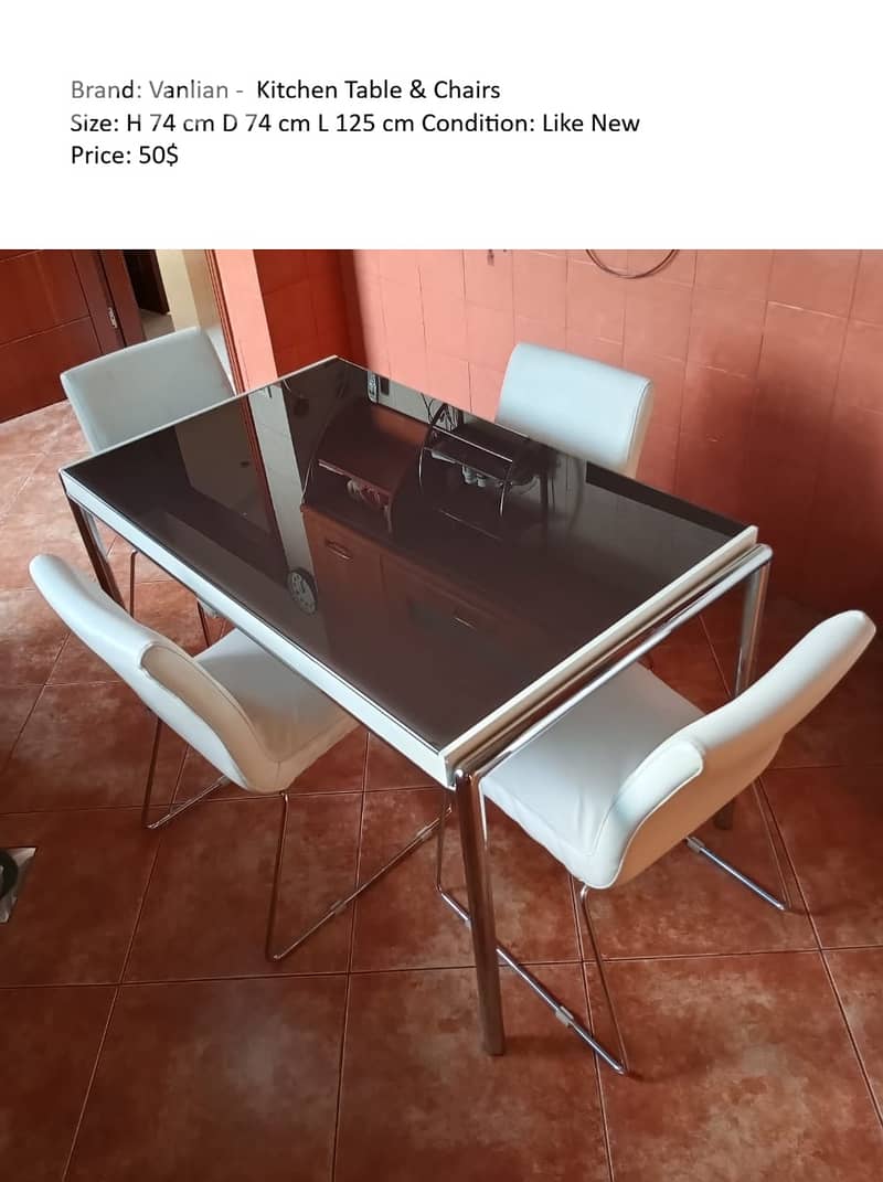 Freezer, Table & Kitchenware 1