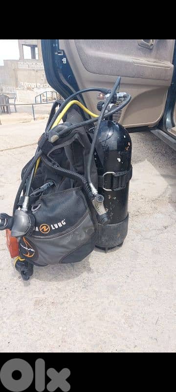 BSD diving suit with oxygen tank 15 liter 1