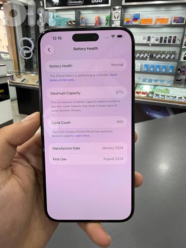 IPHONE 15 PROMAX 256GB USED 3