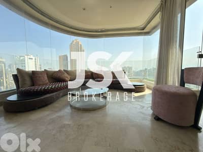 L21293-Elegant Apartment with City View For Rent in Achrafieh, Sassine