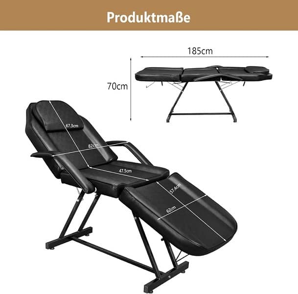 Adjustable Massage Table, Cosmetic Bed, Tattoo Bed 2