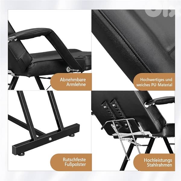Adjustable Massage Table, Cosmetic Bed, Tattoo Bed 8