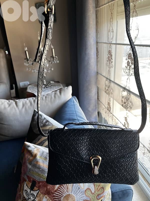 NEW BLACK CLUTCH-CROSS 6