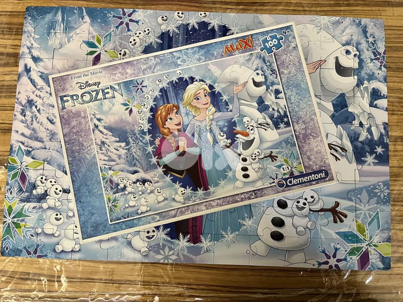 Disney Princess & Frozen "Maxi" Puzzle Bundle (2x100 Pieces) 1