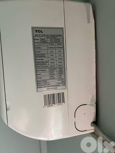 AC TCL 9000 BTU like new