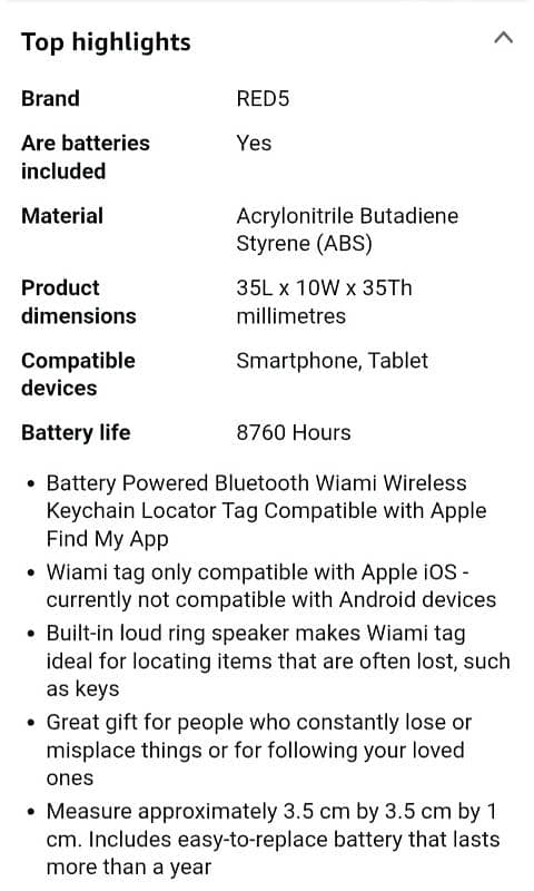 Anti-lost Item Locator GPS 7