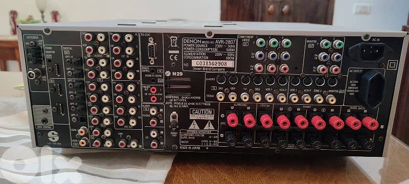 Denon AVR 2807 silver Amplifier Av receiver 1