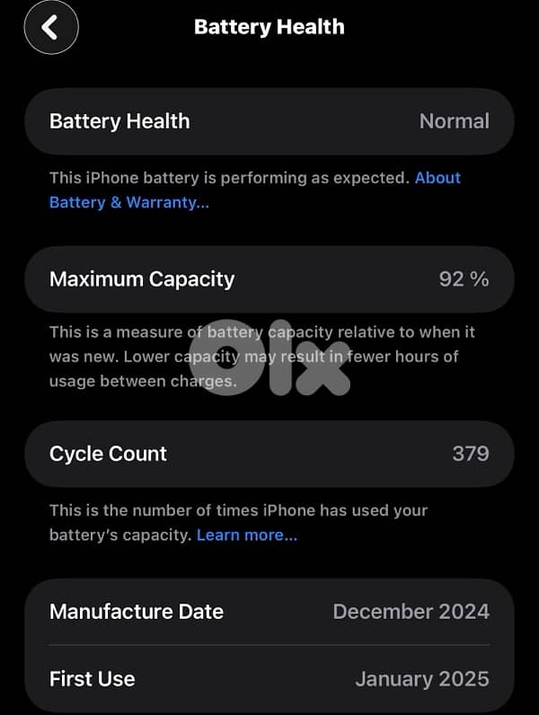 iPhone 16PM 256GB Sim Titanium Black 1