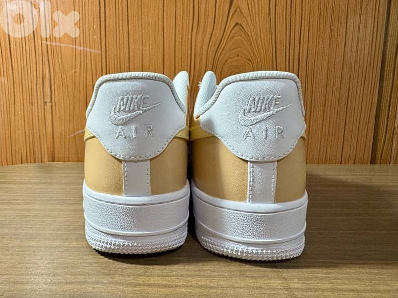 Nike Air Force 1 Low '07 Custom - Beige/Tan & Yellow - Size 43 4
