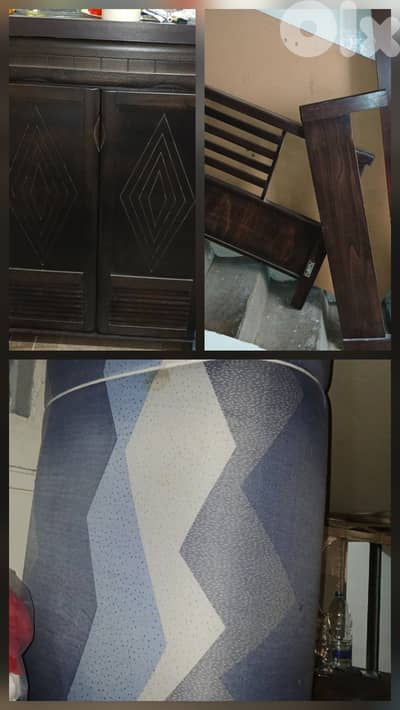 Bed set in a good condition