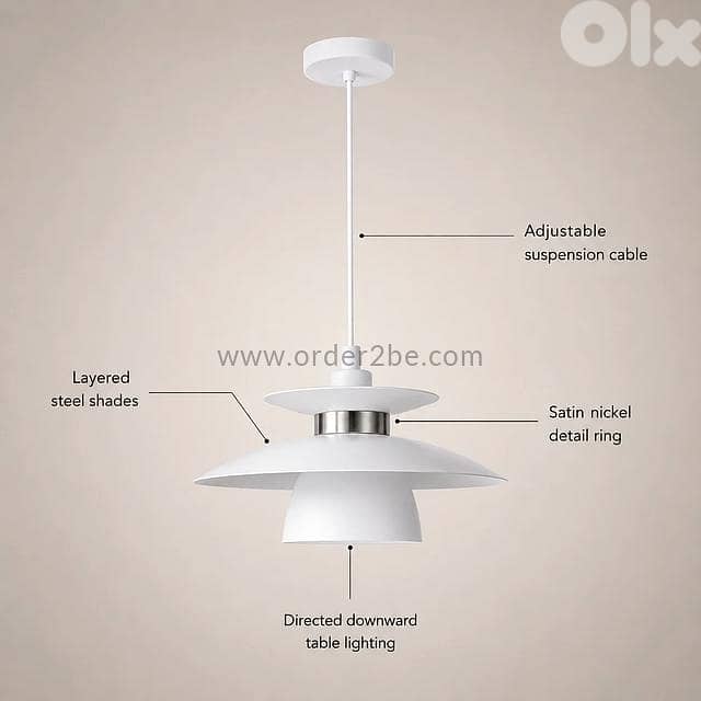 EGLO Brenda Layered Pendant Light 3