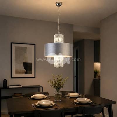 Reality KING Crystal Drum Pendant Light