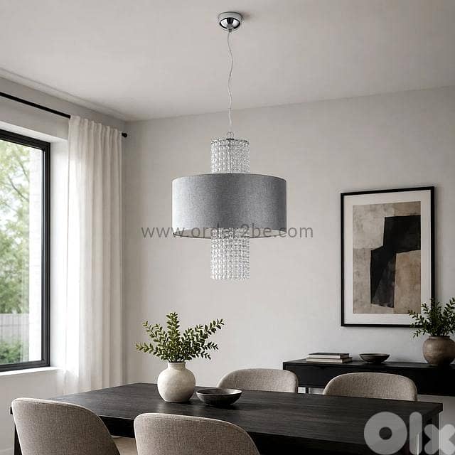Reality KING Crystal Drum Pendant Light 2