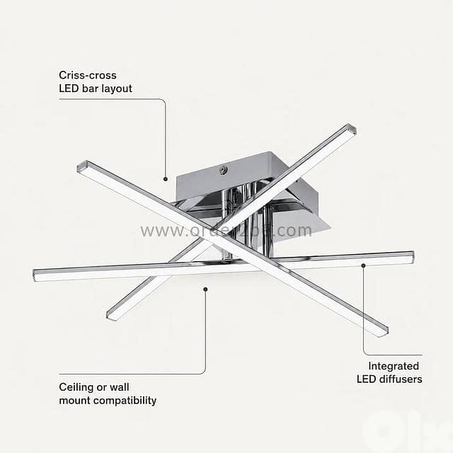 Casalux Geometric LED Ceiling Light 4