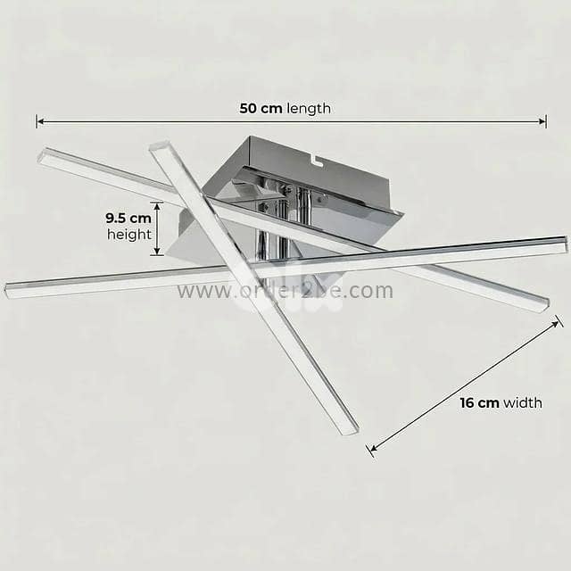 Casalux Geometric LED Ceiling Light 5