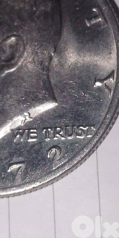 Error coin kanady half dollar 1