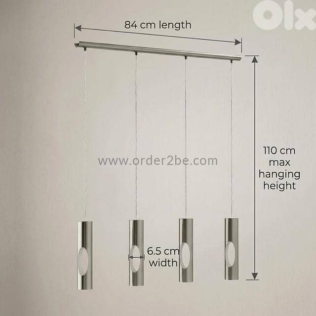 EGLO Ceratella 4-Light Linear Pendant 5