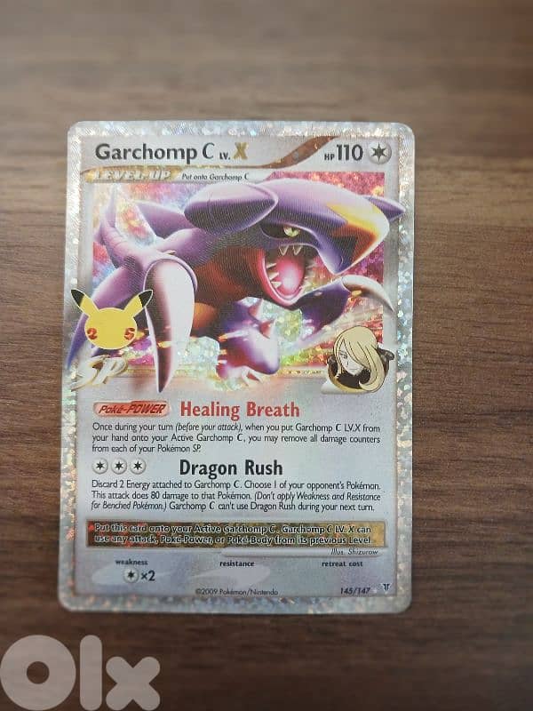 25th Anniversary Garchomp C lv. X 3