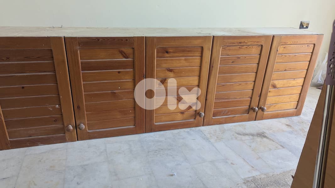 Slated cabinets 1