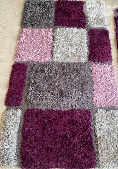 colored modern carpet 155x80