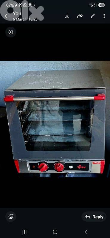 Industrial oven for restaurant 1