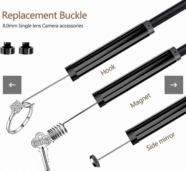 Handheld Endoscope Camera,Portable 2.4 Inch IPS Screen. cable 10M or 5M 4