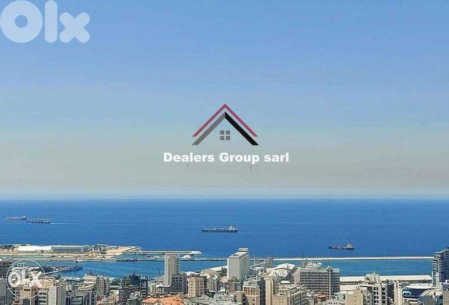 Superb Residence + Sea View For Sale in Achrafieh 0