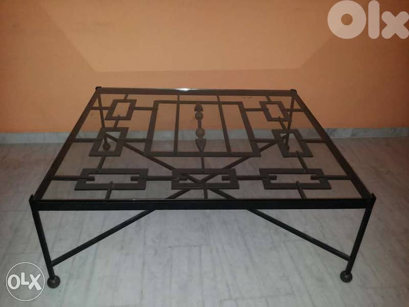 طاولة نصف table basse طاولة antiquité vintage 0