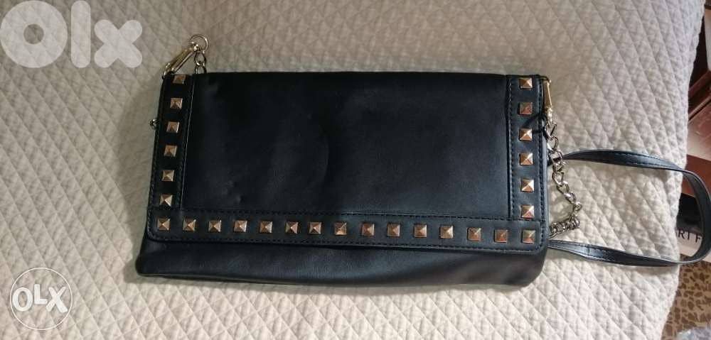 As new black handbag 0