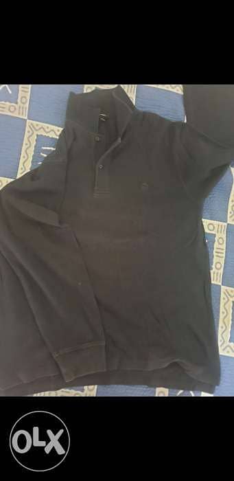 Polo bossini black 1