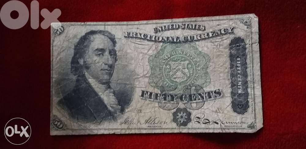 50 سنت امركي قديم سعره 70$ 0