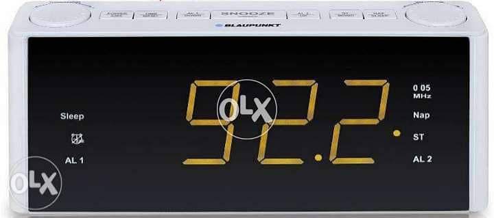 CLR 180 WH Blaupunkt Clock Ra6dio with Alarm /3$ delivery 0