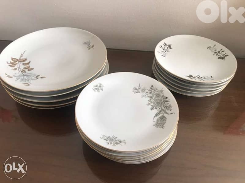 set platters old fashion 7