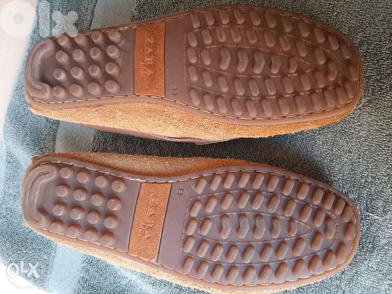 Zara shoes size 33 daim for boys still new 2