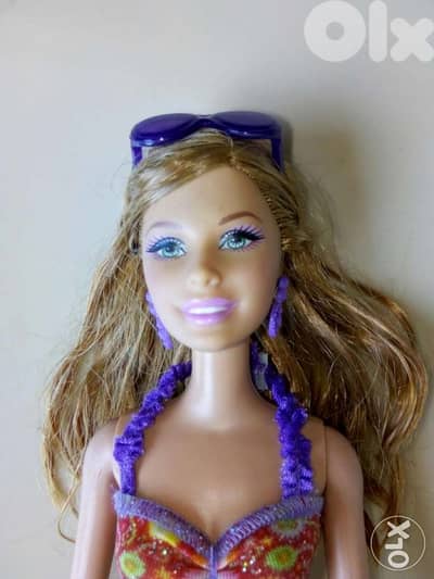 SURF'S UP BEACH SUMMER Barbie friend Mattel2008 rare doll bend legs=28
