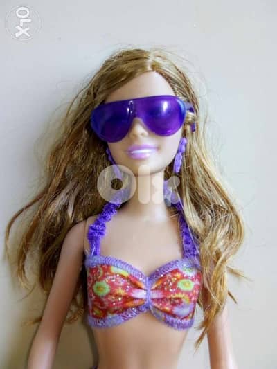 SURF'S UP BEACH SUMMER Barbie friend Mattel2008 rare doll bend legs=28