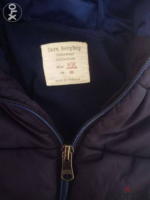 Zara outerwear anorak 9/12month -marketRare used a little like new 3