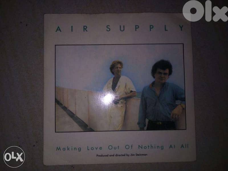 Air supply making love out of nothing 45 single vinyl 1