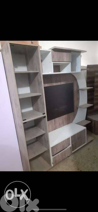 tv unit with shelving 0